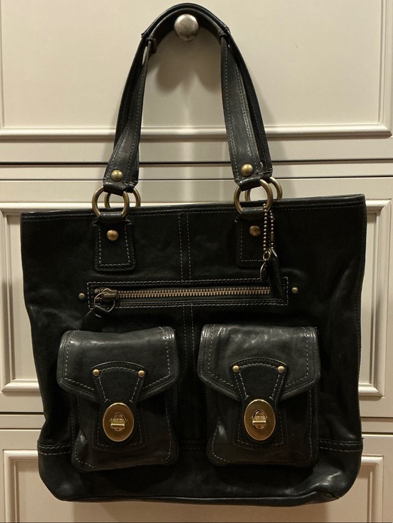 Coach Handbags - Coach 11131 Gigi Legacy 65th Anniversary Leather Tote